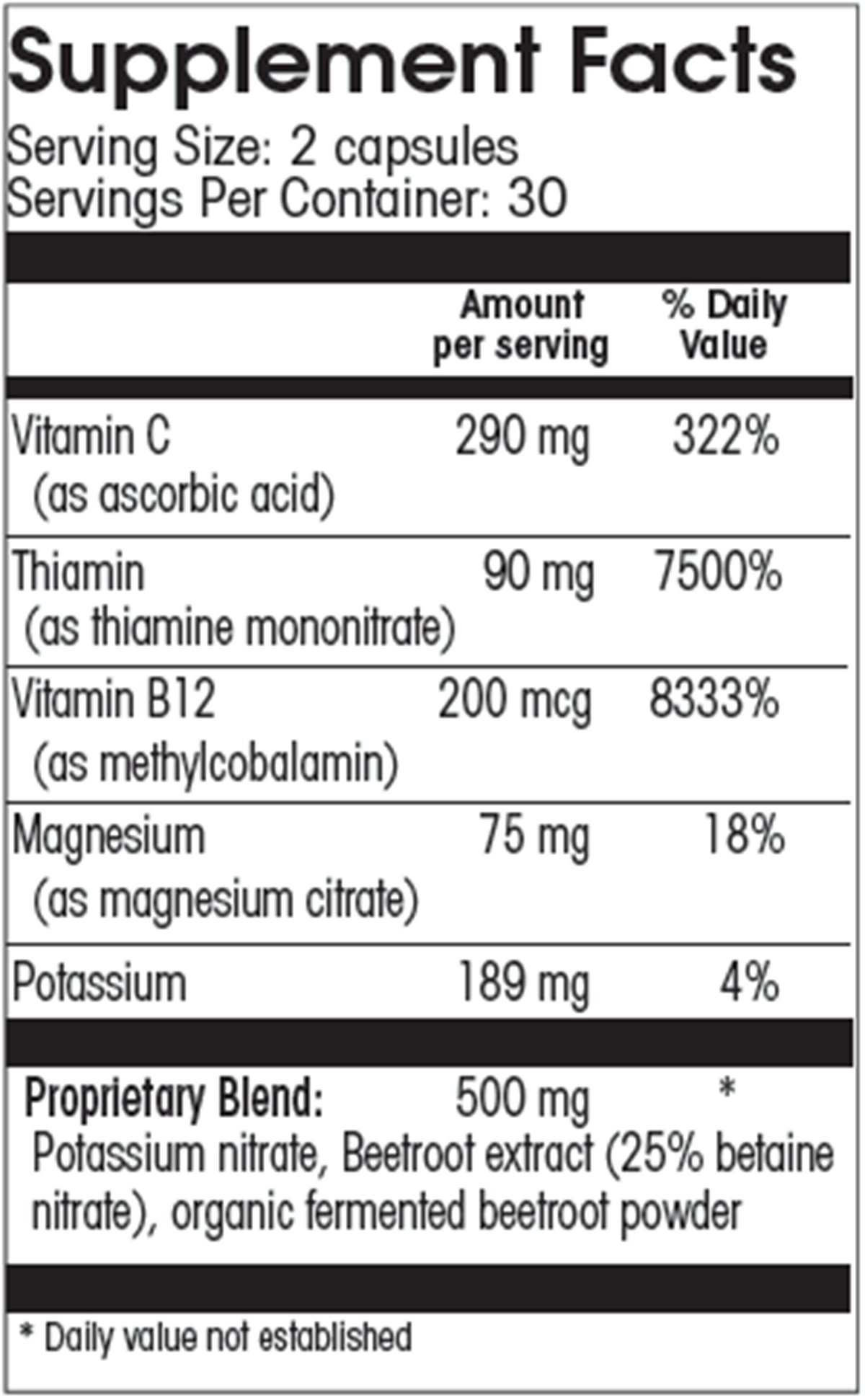 Berkeley Life Professional Nitric Oxide Support, 60 caps