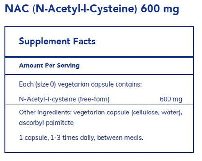 NAC 600mg, 90 capsules