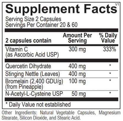 Natural D-Hist 120 caps