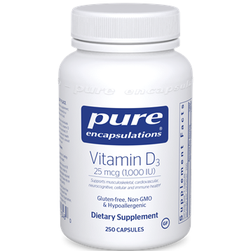 Vitamin D3 25mcg (1,000iu), 250 caps