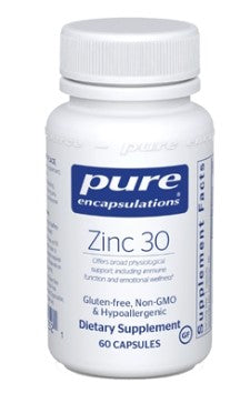 Zinc (Citrate), 30mg, 60 caps